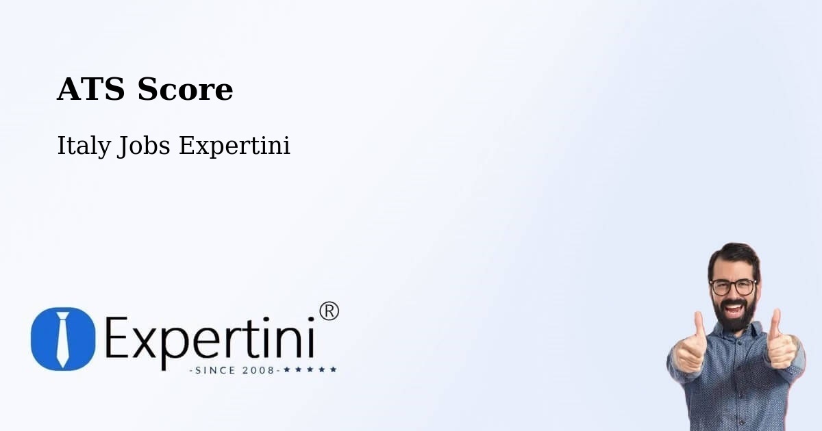 Resume ATS Score & Job Description Match Tool – Rive - Italy Jobs Expertini