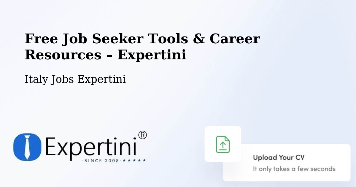 Free Job Seeker Tools & Career Resources – Rive - Rive, Italy Jobs Expertini
