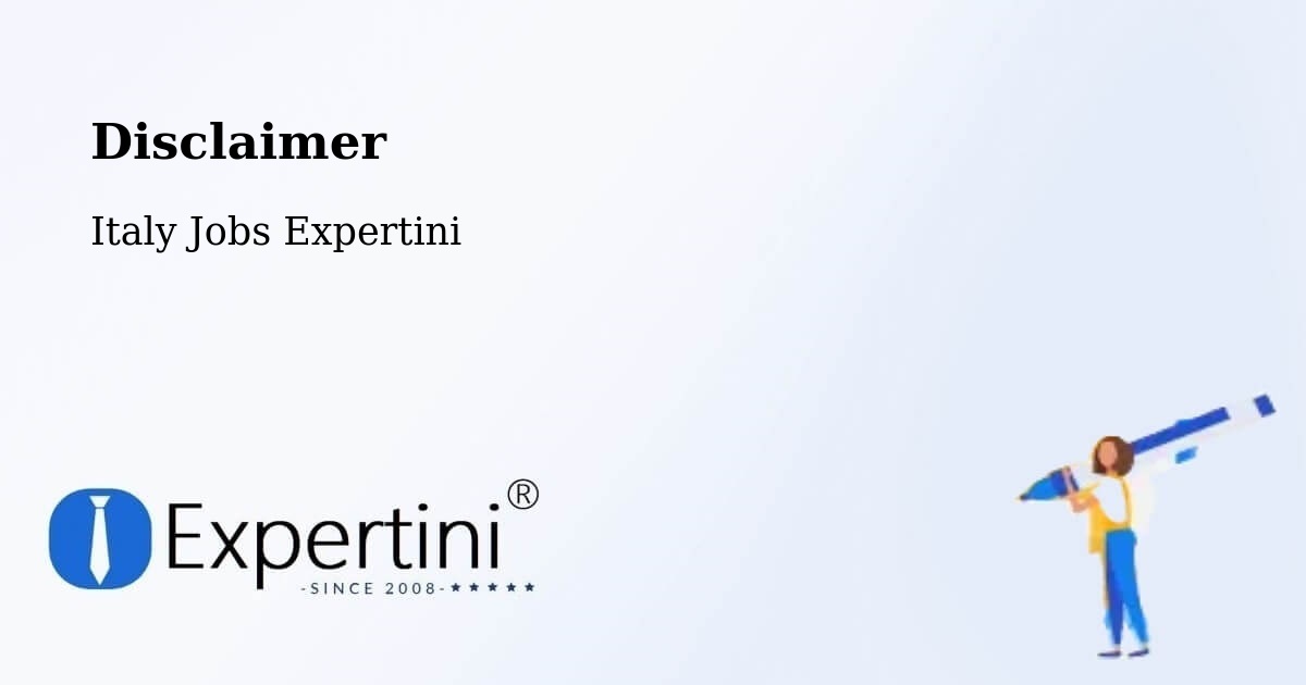 Disclaimer – Rive - Italy Jobs Expertini