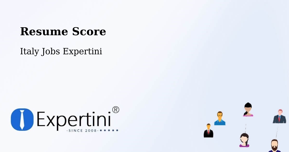 Resume Score & Job Description Match Tool – Rive - Italy Jobs Expertini