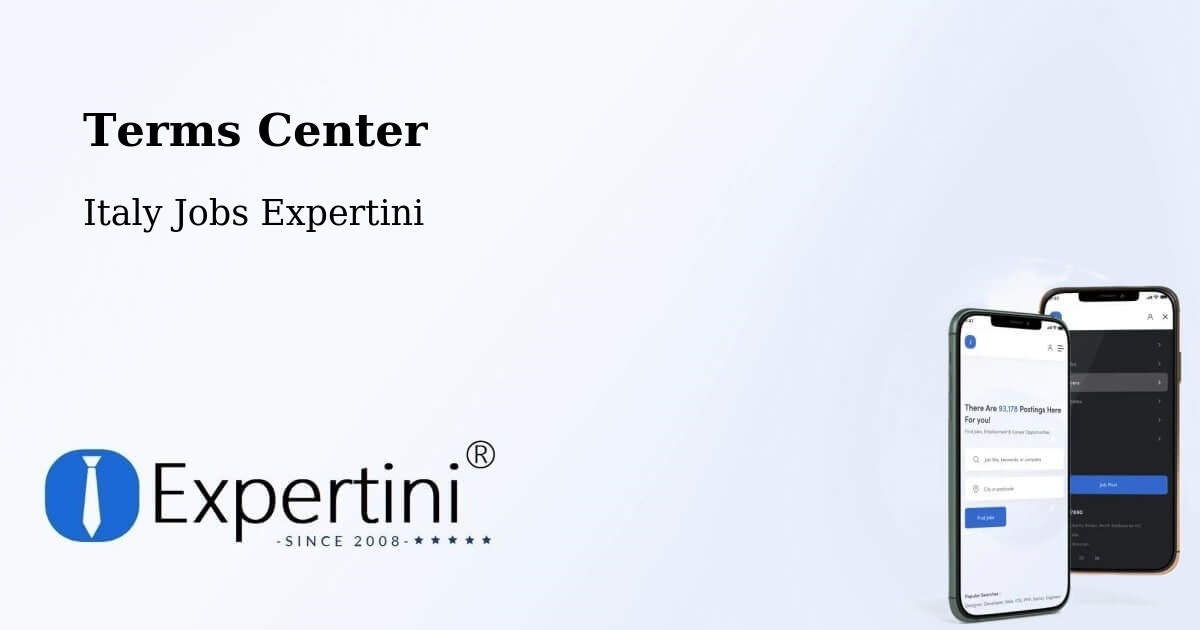 Terms of Service – Rive - Italy Jobs Expertini